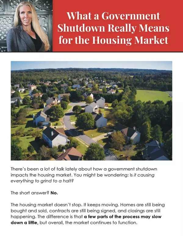 What a Government Shutdown Really Means for the Housing Market
