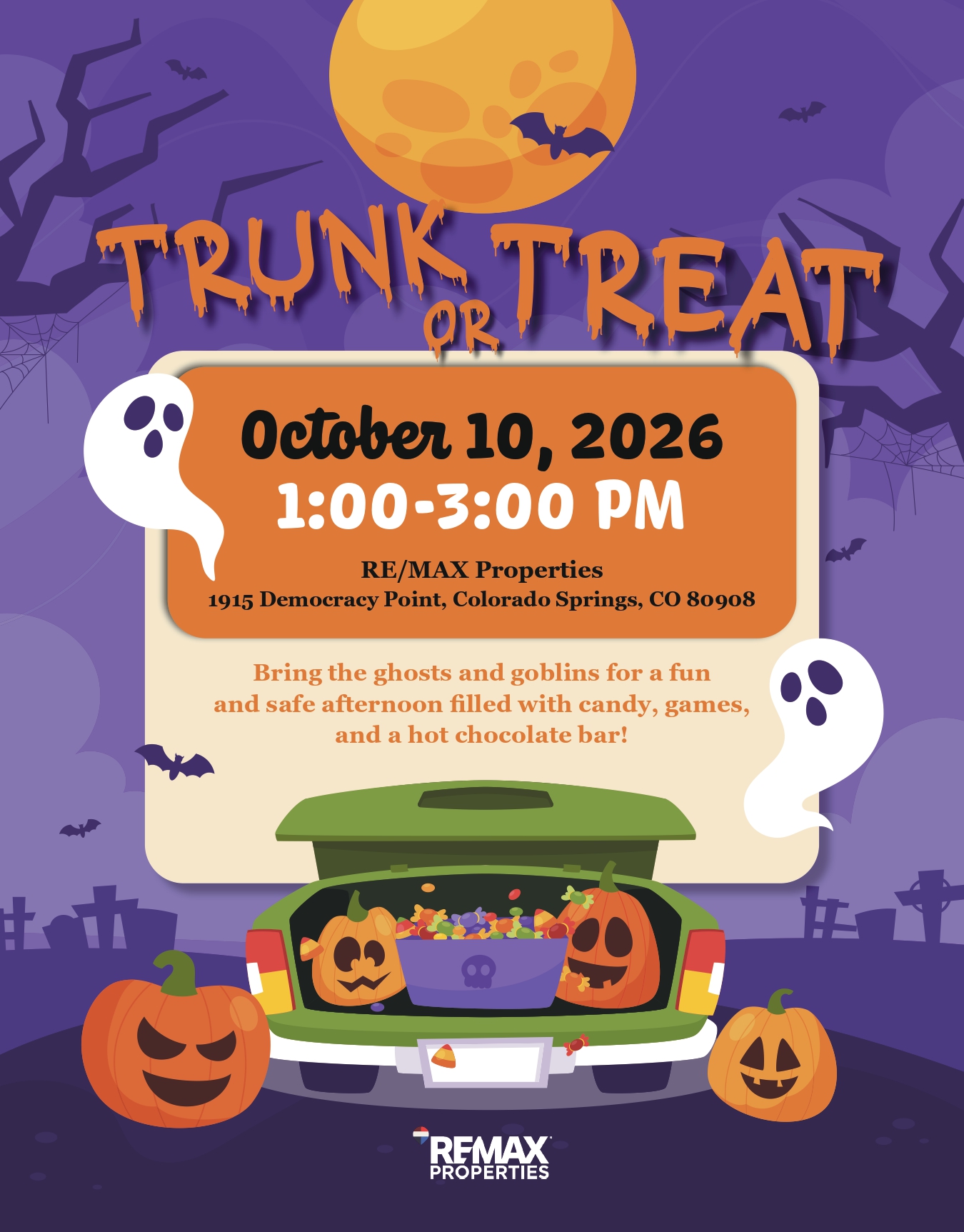 Trunk or Treat Event Flyer