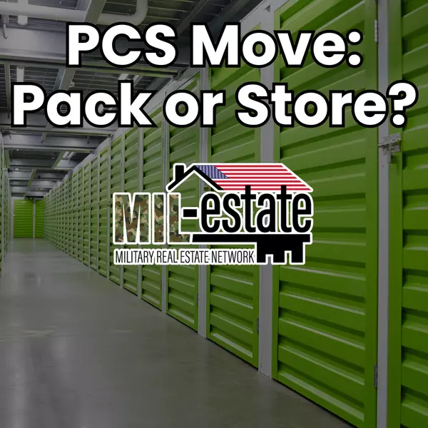 What to Pack vs. What to Store During a PCS Move