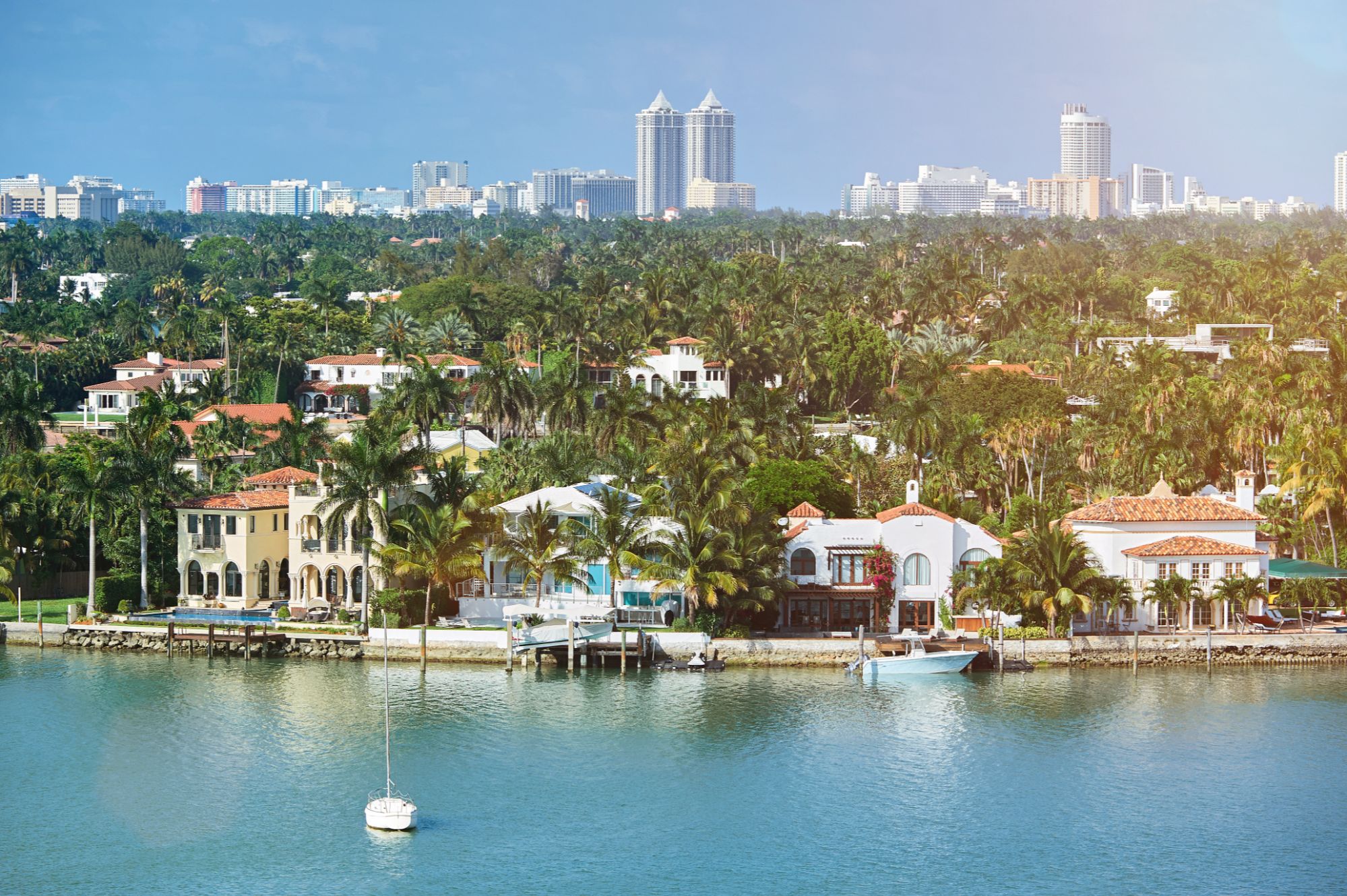 cityscape in miami city