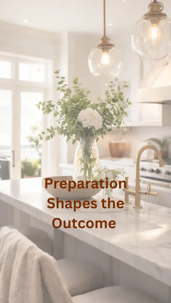 Preparation Shapes the Outcome