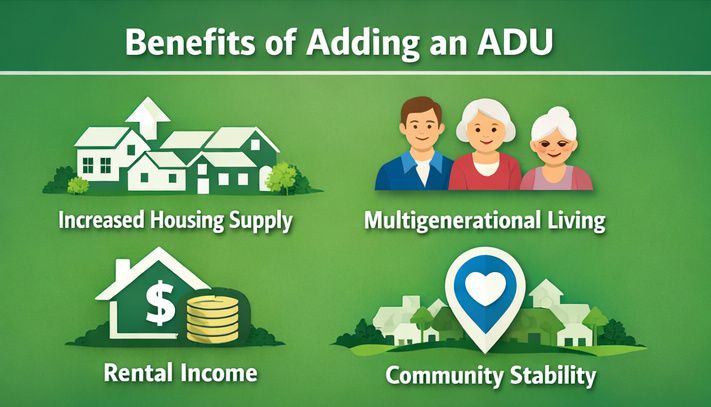Benefits of adding an ADU in Massachusetts