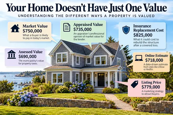 Your Home Doesn't Have Just One Value - Assessed vs Appraisal vs Market vs Insurance vs AVM