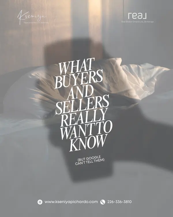 What Buyers and Sellers Really Want to Know (But Google Can't Tell Them),Kseniya Pichardo Martinez