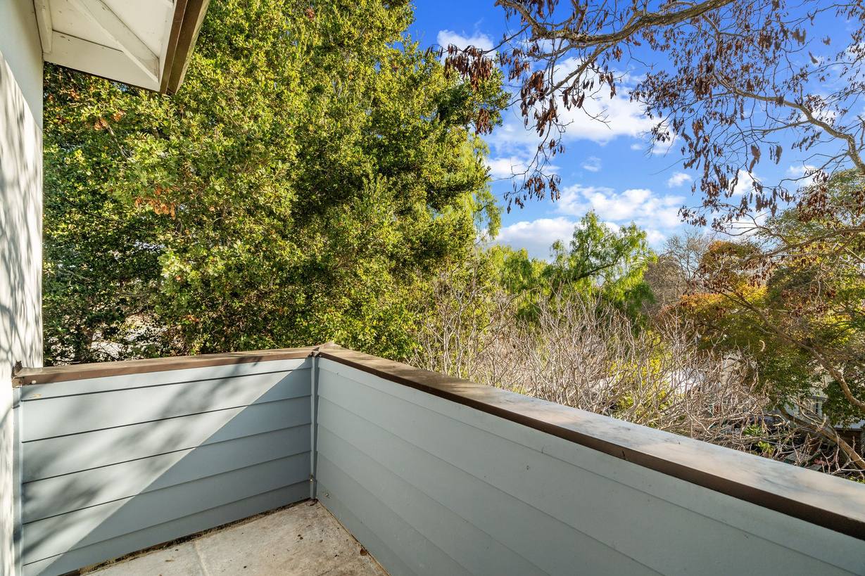 Balcony with tree views