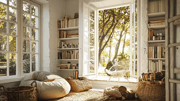 Cozy Hygge Scandinavian Reading Nooks