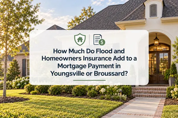 How Much Do Flood and Homeowners Insurance Add to a Mortgage Payment in Youngsville or Broussard?,Alyson Finch