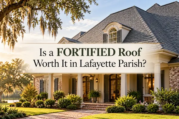 Is a FORTIFIED Roof Worth It in Lafayette Parish? What Acadiana Buyers and Sellers Need to Know Before 2027,Alyson Finch