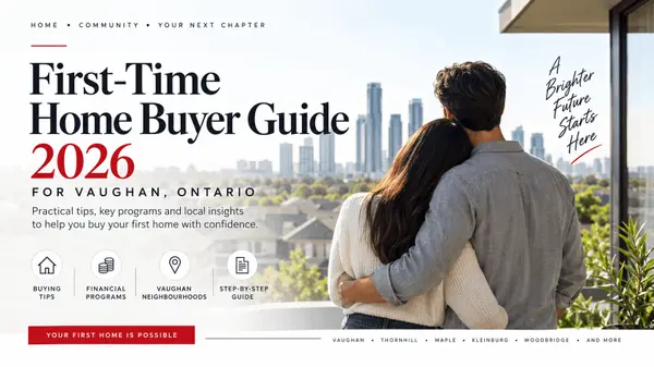 feature image of First-Time Home Buyer Guide 2026: Buying Your First Home in Vaughan, Ontario