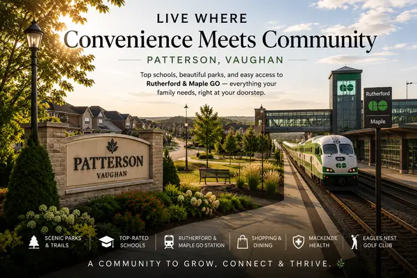 Living in Patterson, Vaughan: Why More Families Are Choosing This Community Than Ever Before
