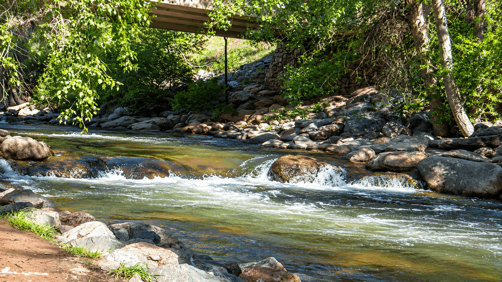 Boulder Creek in Colorado illustrating local flood insurance considerations