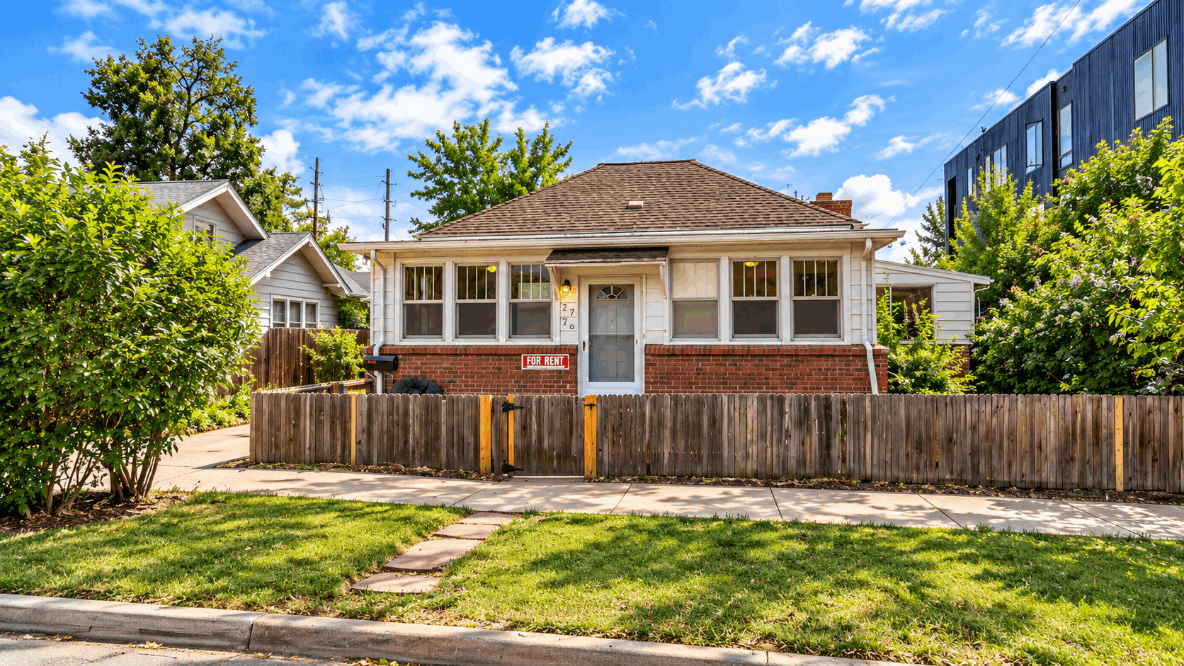 Residential home on Pine Street in Boulder Colorado
