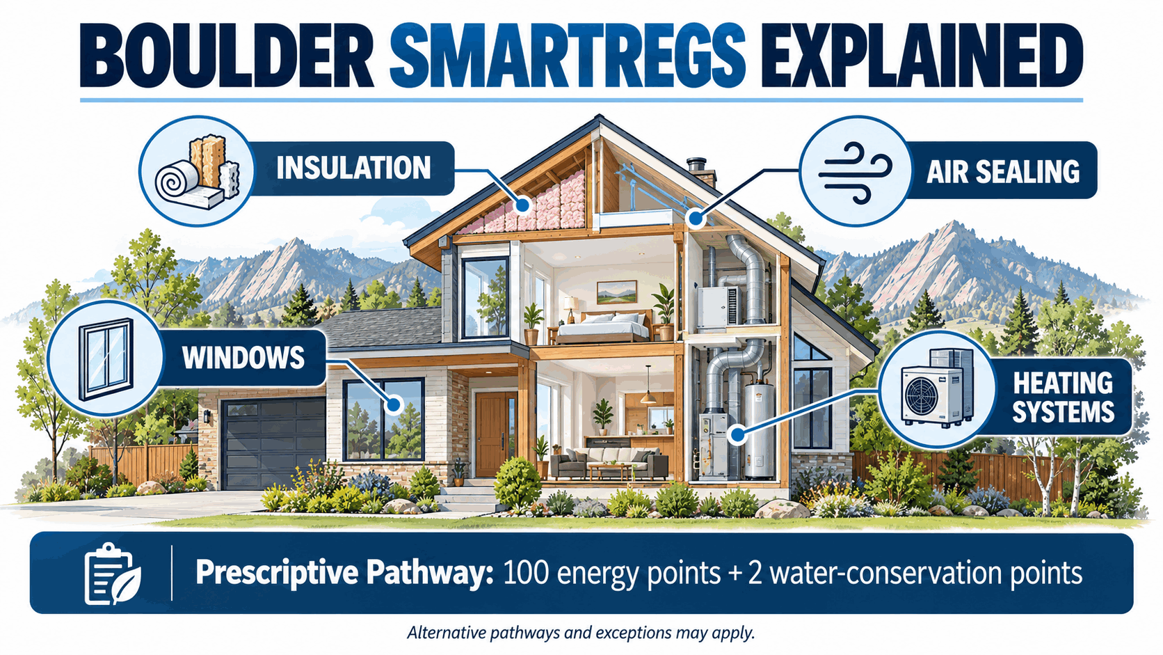 Boulder SmartRegs energy-efficiency requirements for long-term rental properties