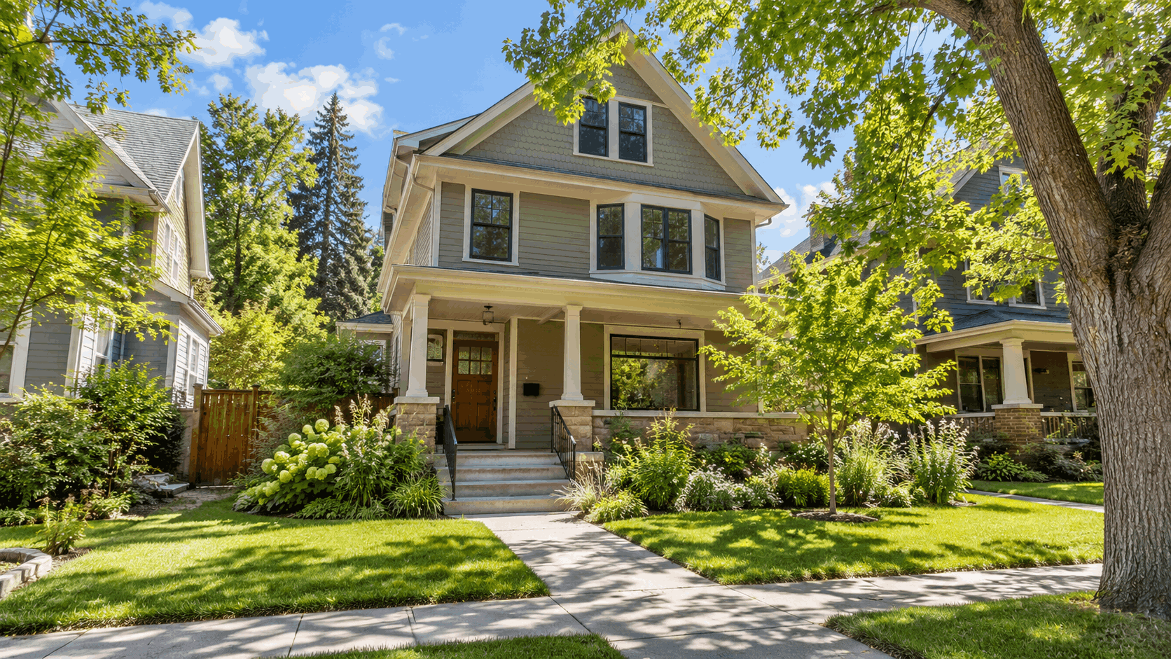 Residential home on Pine Street in Boulder Colorado