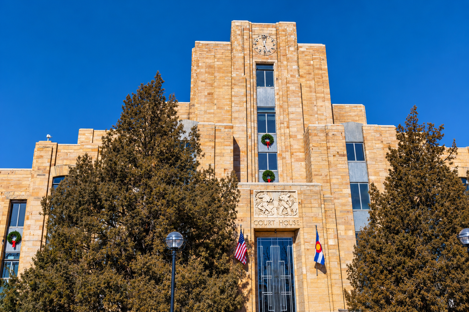 Boulder County Historic Courthouse on Pearl Street in downtown Boulder