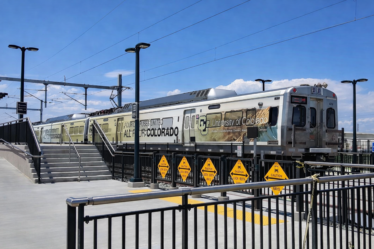 Boulder professional lifestyle scene showing why regional rail access matters for homebuyers