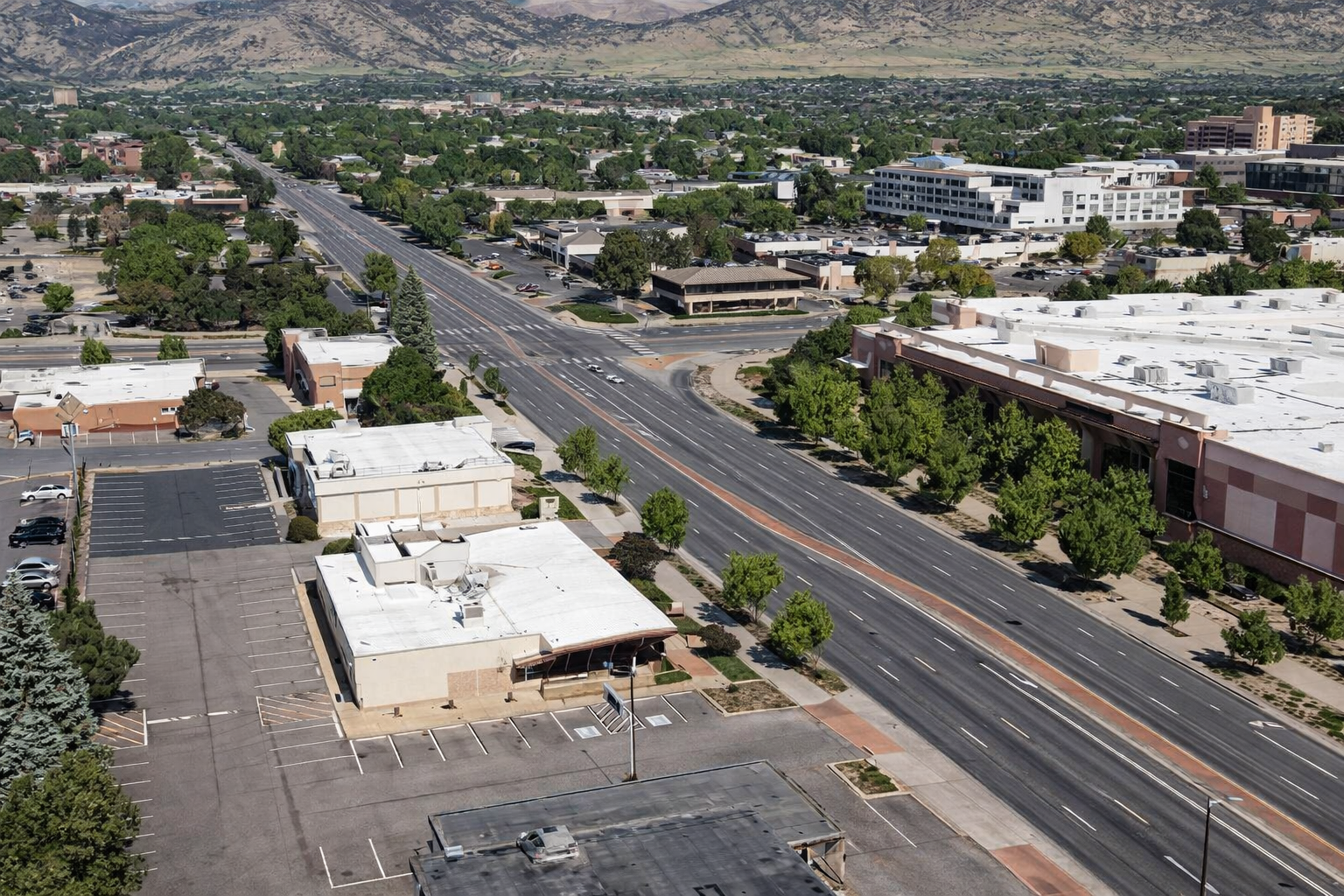 Map showing the Buff House location relative to central Boulder neighborhoods and CU.
