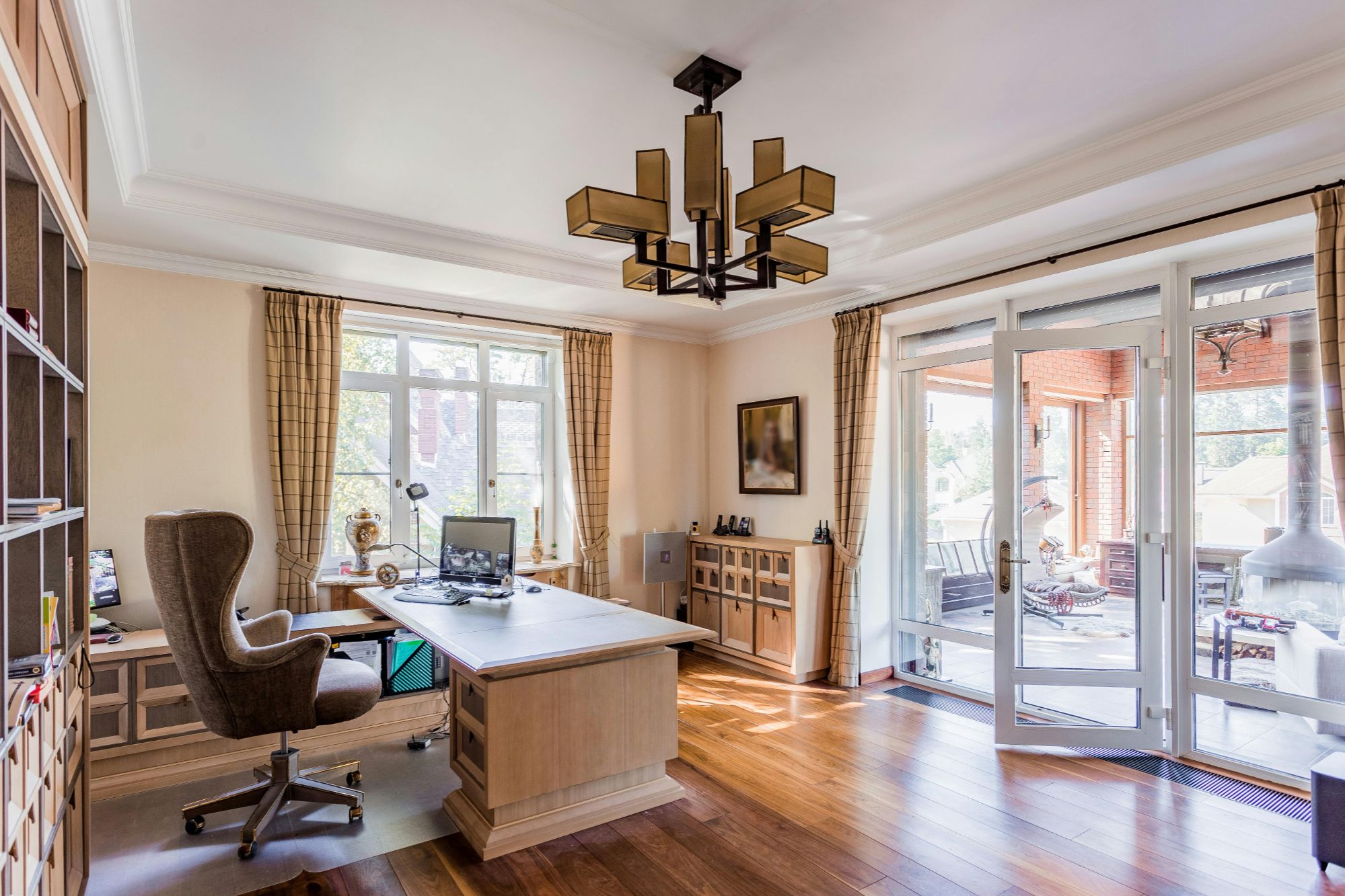Home office in a Boulder residence designed for remote work and everyday comfort.