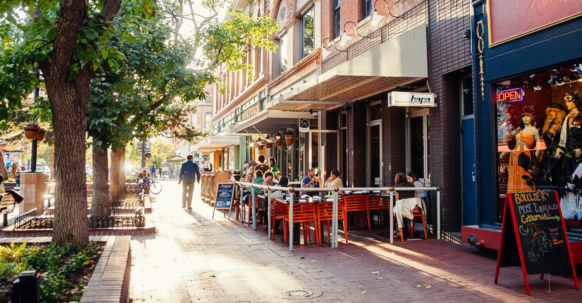Downtown Boulder commercial space with event and activation potential during Sundance.