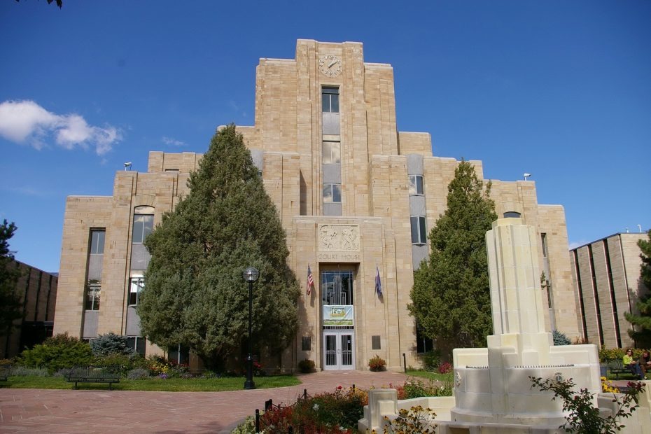Boulder County court building related to probate costs and estate property sales.