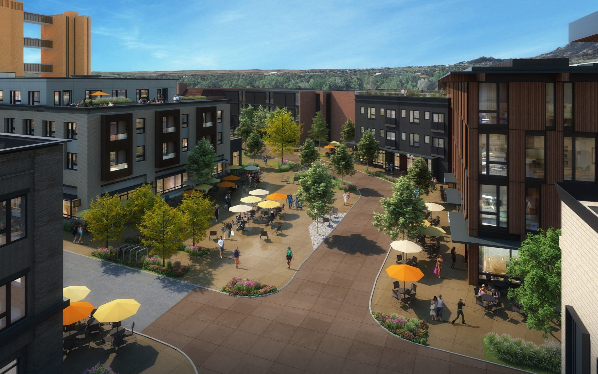 Map showing the locations of a major redevelopment project: Williams Village II