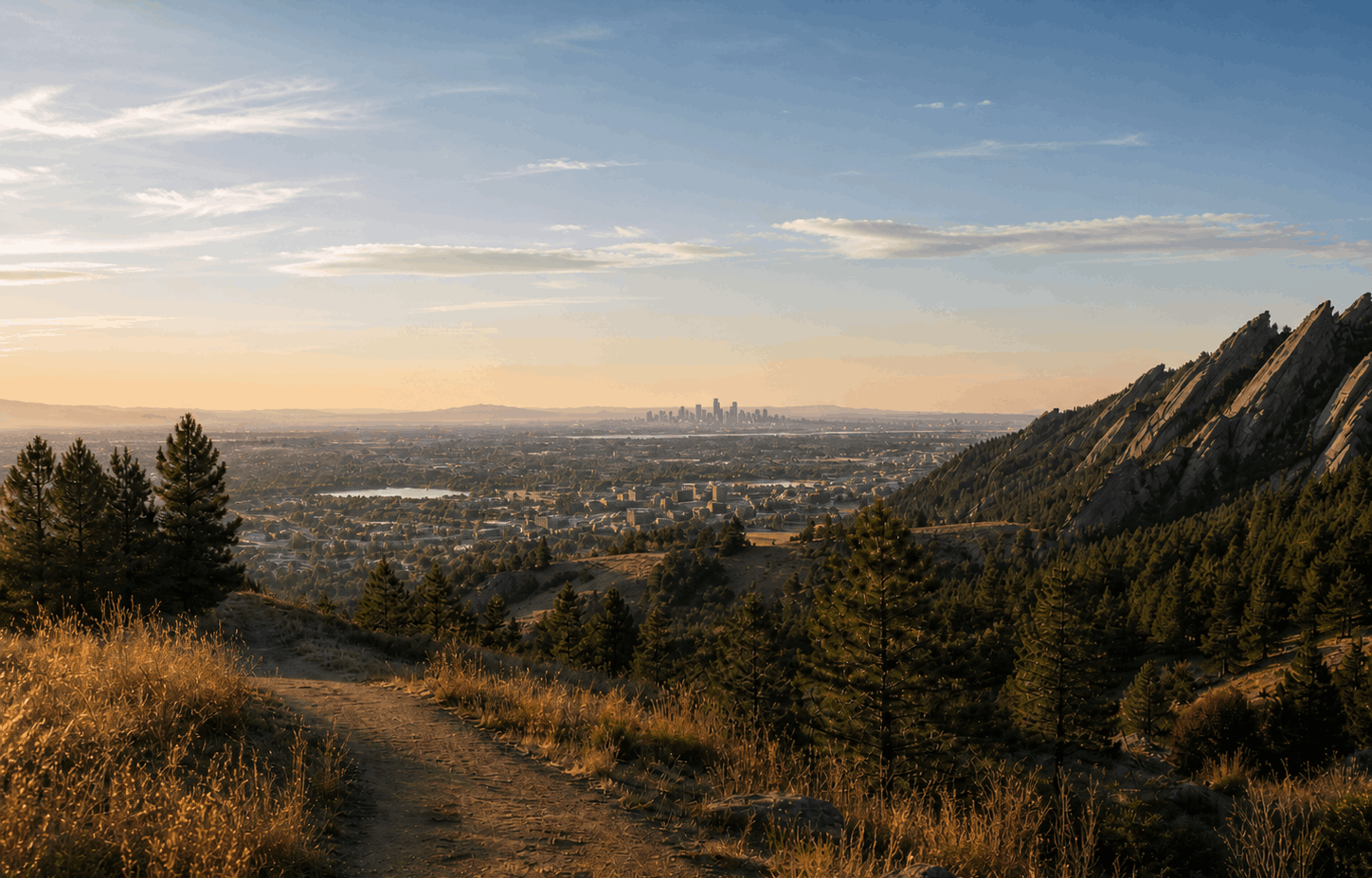 Colorado real estate connection between Denver business headquarters and Boulder neighborhoods.