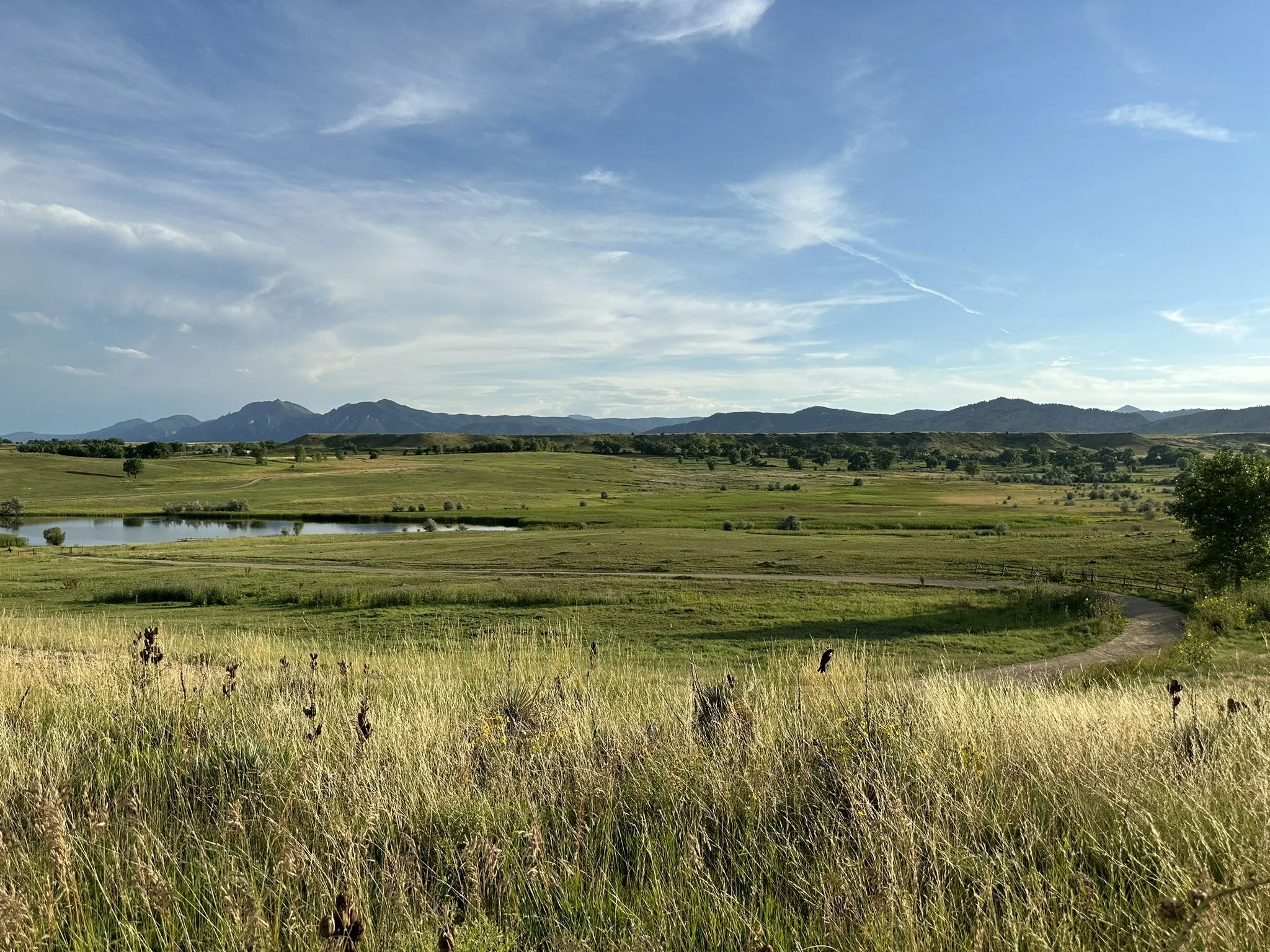Boulder Valley Ranch open space trail and undeveloped land northeast of Boulder, Colorado adjacent to the Area III Planning Reserve
