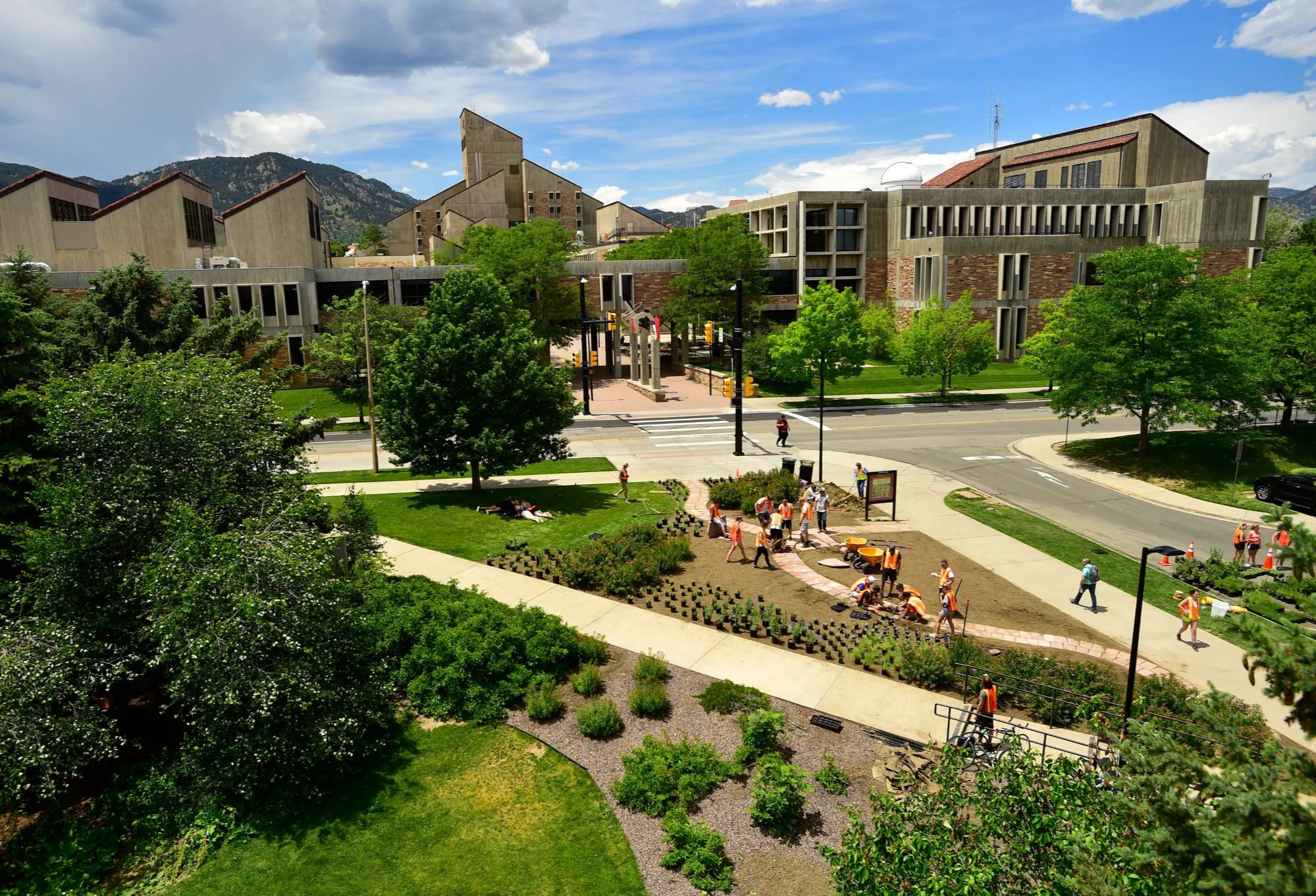 CU Boulder campus scene representing Boulder, Colorado community resources