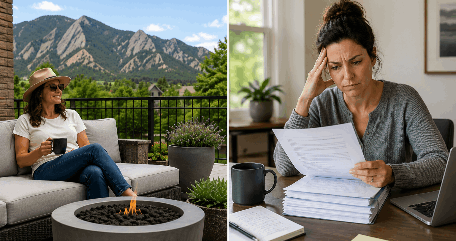 Pros and cons of buying a Boulder condo or townhome.