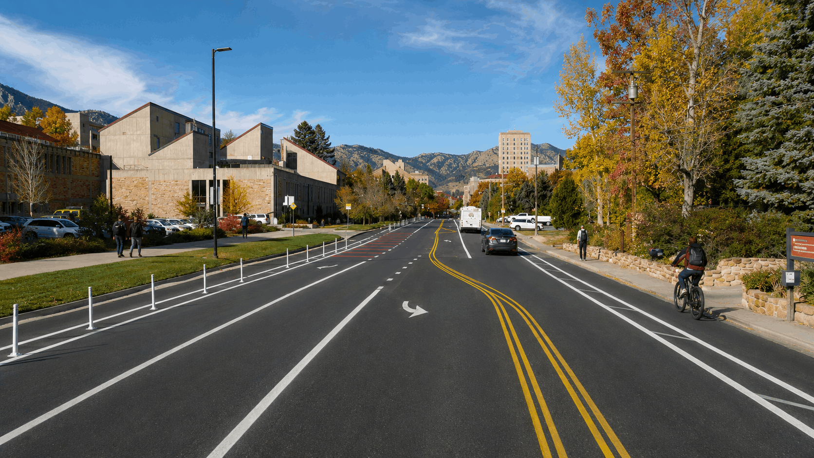 Public trail access connecting a Boulder residential area with nearby open space.