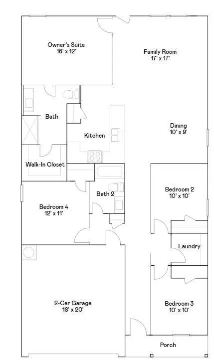 1805 Pine Cherry AVE, Mustang, OK 73128