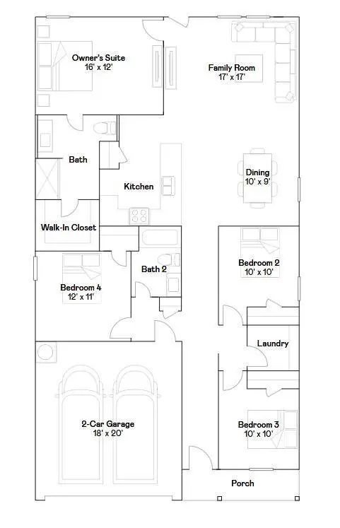 9332 SW 19th ST, Mustang, OK 73128