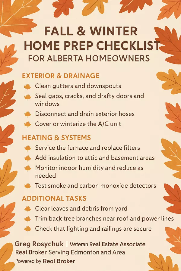 Preparing Your Home for Winter in Alberta (So You Can Sell with Confidence in the Fall)