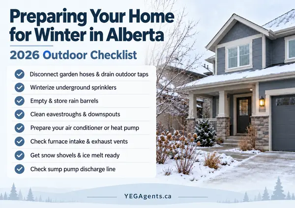 feature image of Preparing Your Home for Winter in Alberta: 2026 Outdoor Checklist
