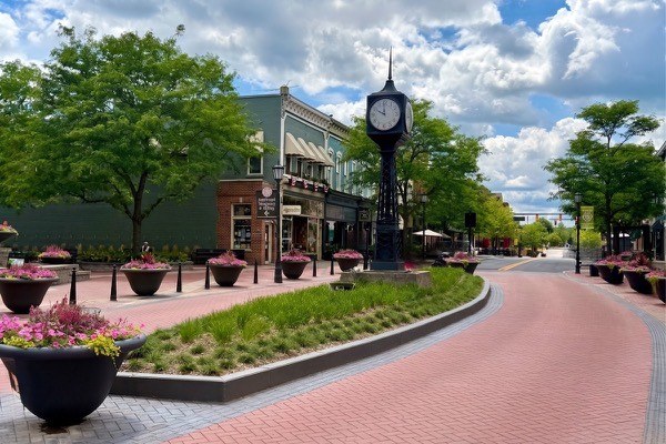 Downtown Northville, Michigan, one of Jeff Duneske's primary real estate markets.