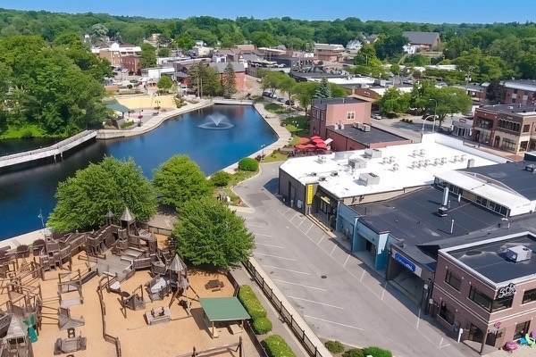 Downtown Brighton, Michigan, one of Jeff Duneske's primary service areas.