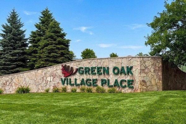 Residential scenery in Green Oak Township, Michigan.