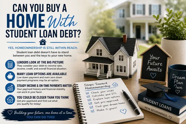 Can You Buy a Home With Student Loan Debt?