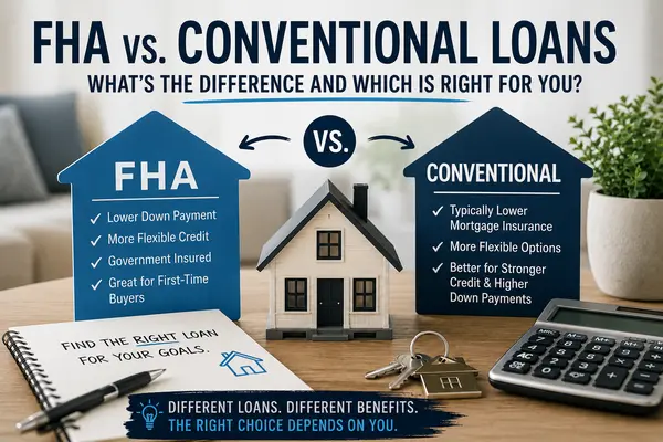 FHA vs. Conventional Loans: What's the Difference and Which Is Right for You?,Graham Allen