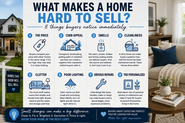 What Makes a Home Hard to Sell? 8 Things Buyers Notice Immediately,Graham Allen