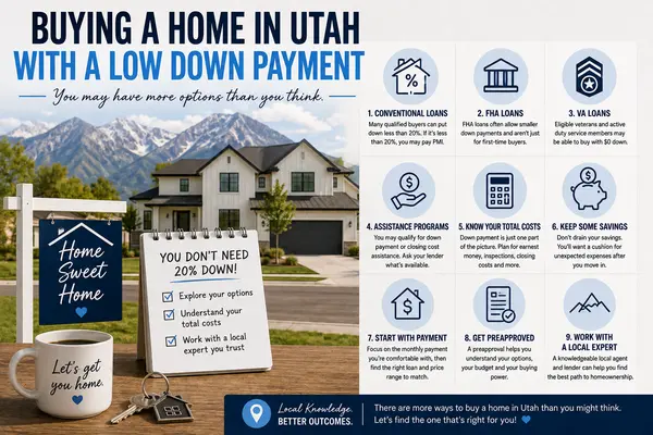 How to Buy a Home in Utah With a Low Down Payment