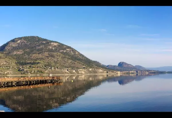 Mountain ridge and natural terrain around Kelowna