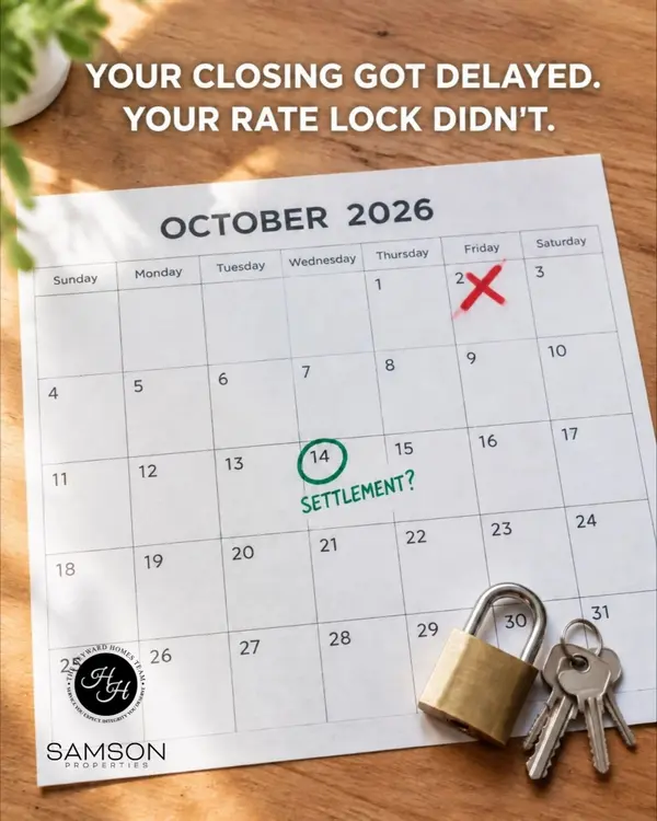 Should you pay to extend your mortgage rate lock? What to do when your closing gets delayed.,Charles C. Heyward, Jr.