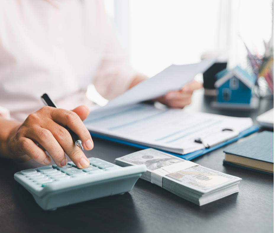 Lender reviewing documents for pre-approval in Mesa AZ