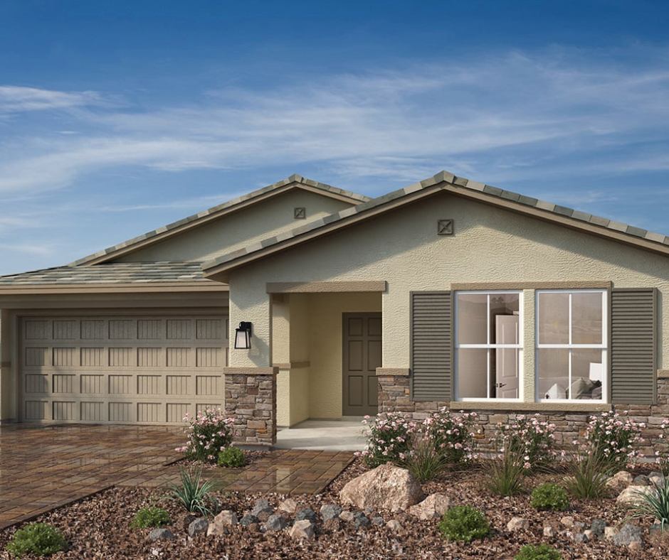Modern single-family home in Mesa Arizona purchased with a low down payment. 