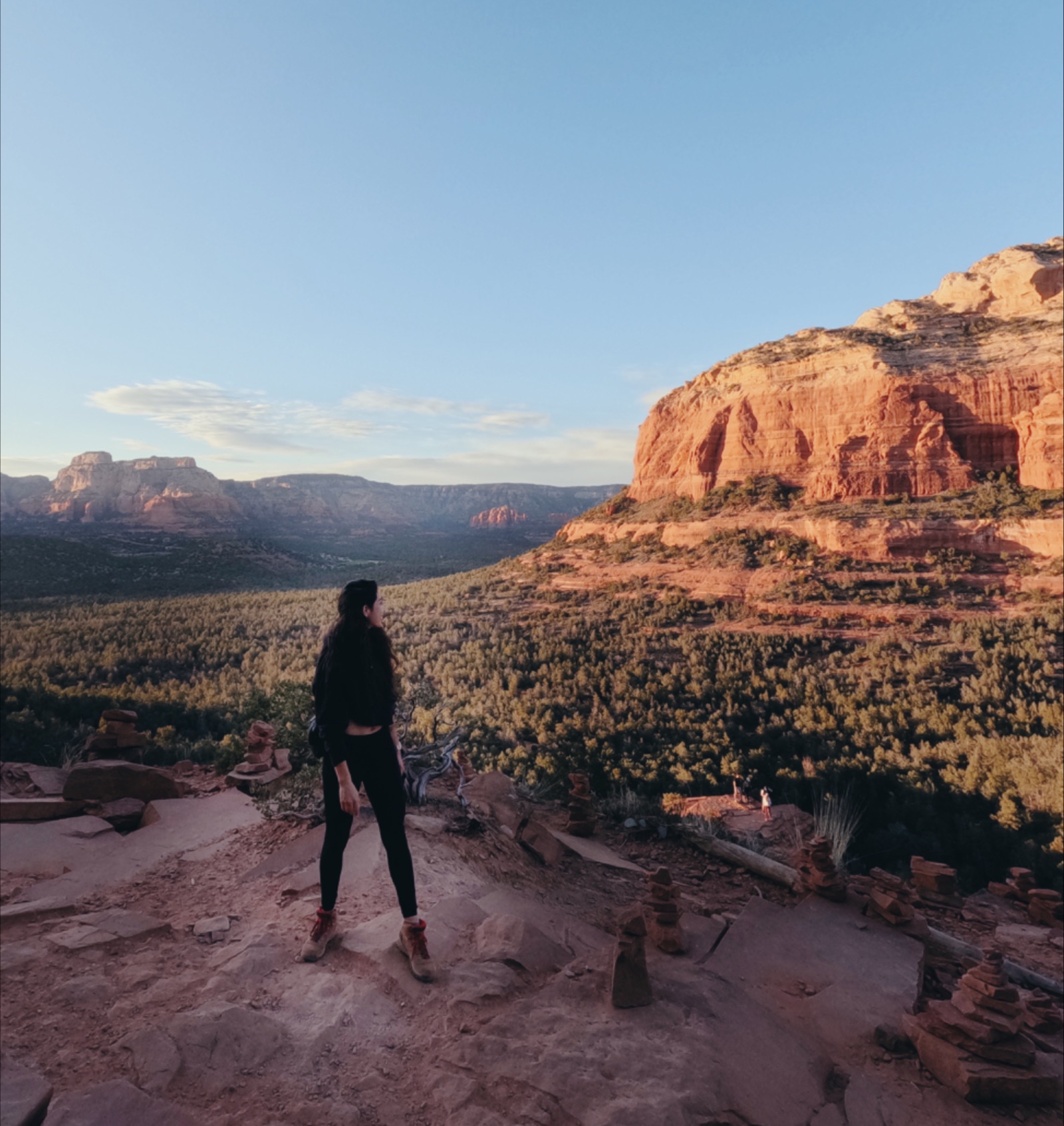 Remote worker enjoying an after-work hike at Usery Mountain Regional Park in Mesa