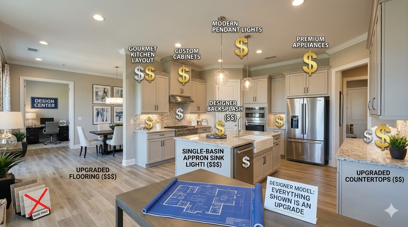 New construction model home in East Valley Arizona with upgrades