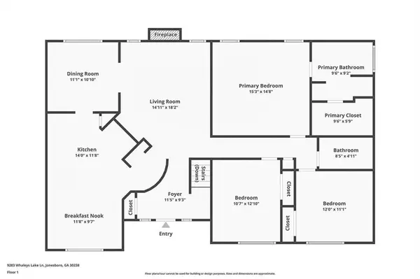 9283 Whaleys Lake LN, Jonesboro, GA 30238