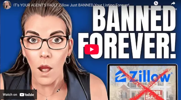 IT's YOUR AGENT'S FAULT Zillow Just BANNED Your Listing Forever!