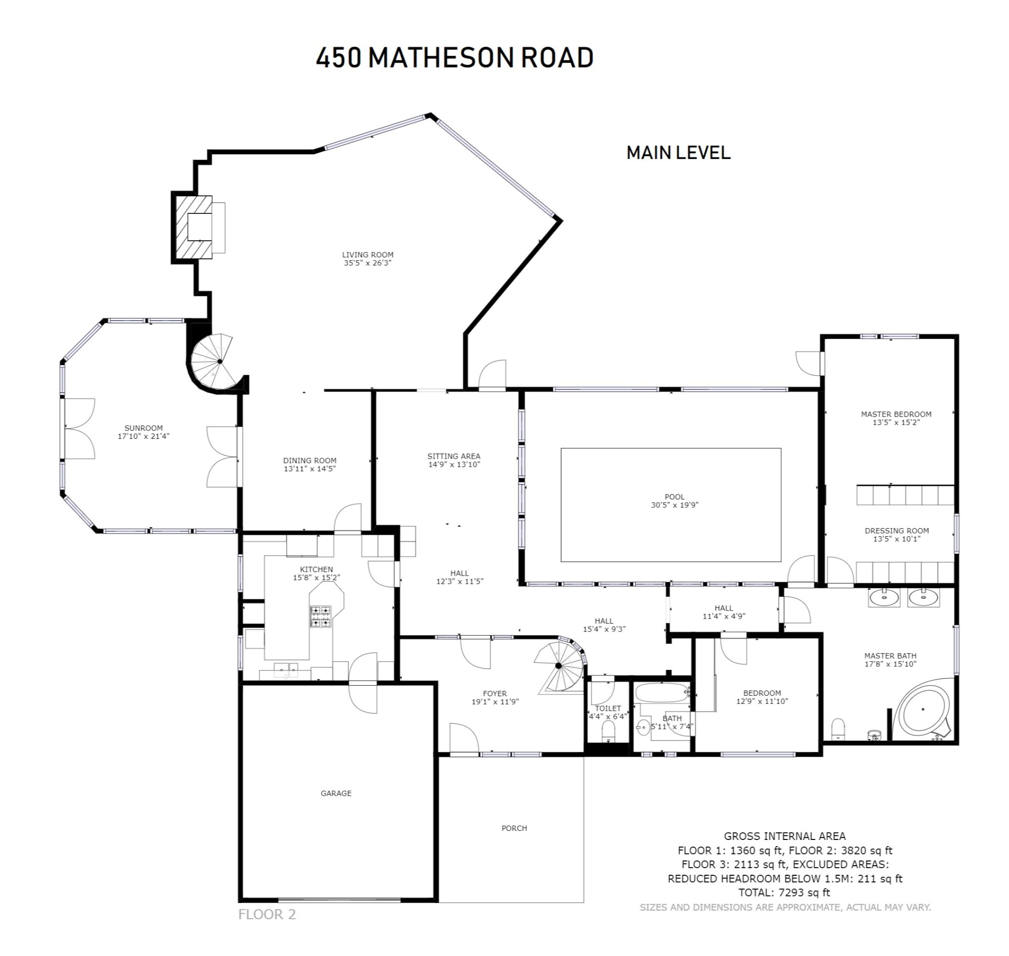 Main Level Floor Plan
